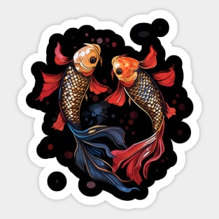 Arowana Couple Valentine Sticker